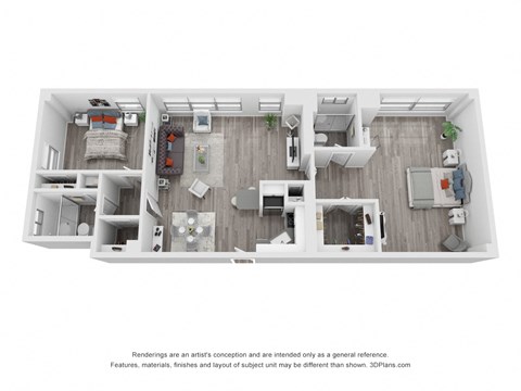B Floor Plan at Elevate 758, Mobile